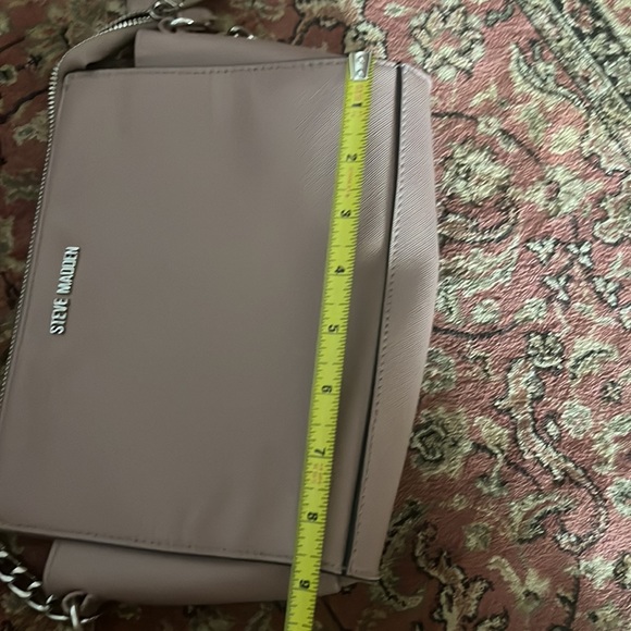 STEVE MADDEN Blush neutral chain strap handbag purse - Picture 7 of 8